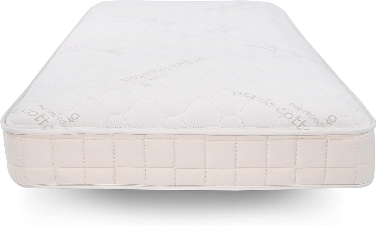 2-In-1 Organic Kids Mattress - Twin Mattress with Quilted Top and Waterproof Layer - Firm Mattress for Kids
