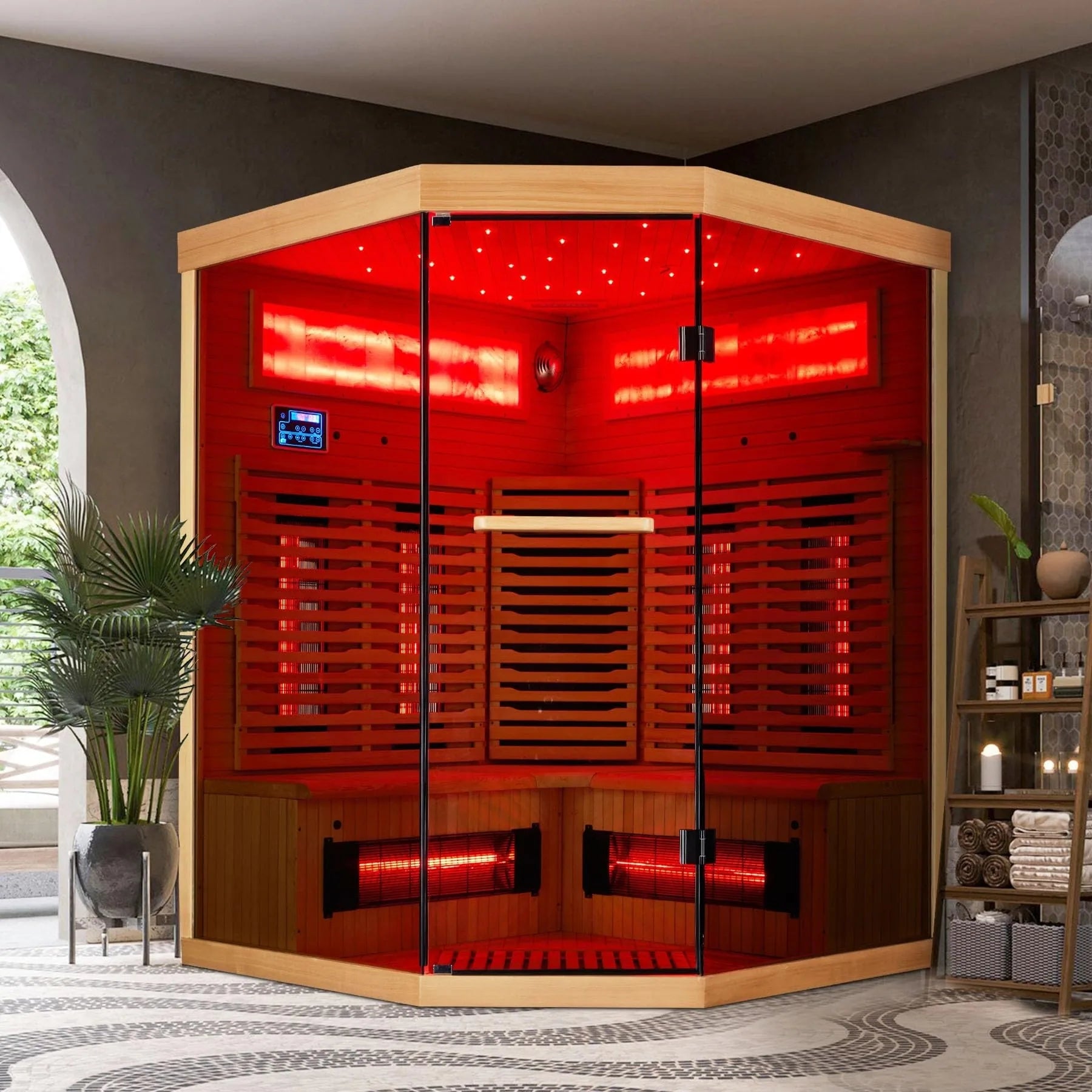 Infrared & Steam Sauna (Varied Sizes & Shapes)