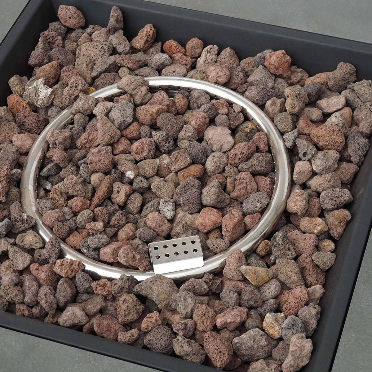 Wellington Outdoor 50,000 BTU Square Fire Pit (No Tank Holder) - Concrete Finish