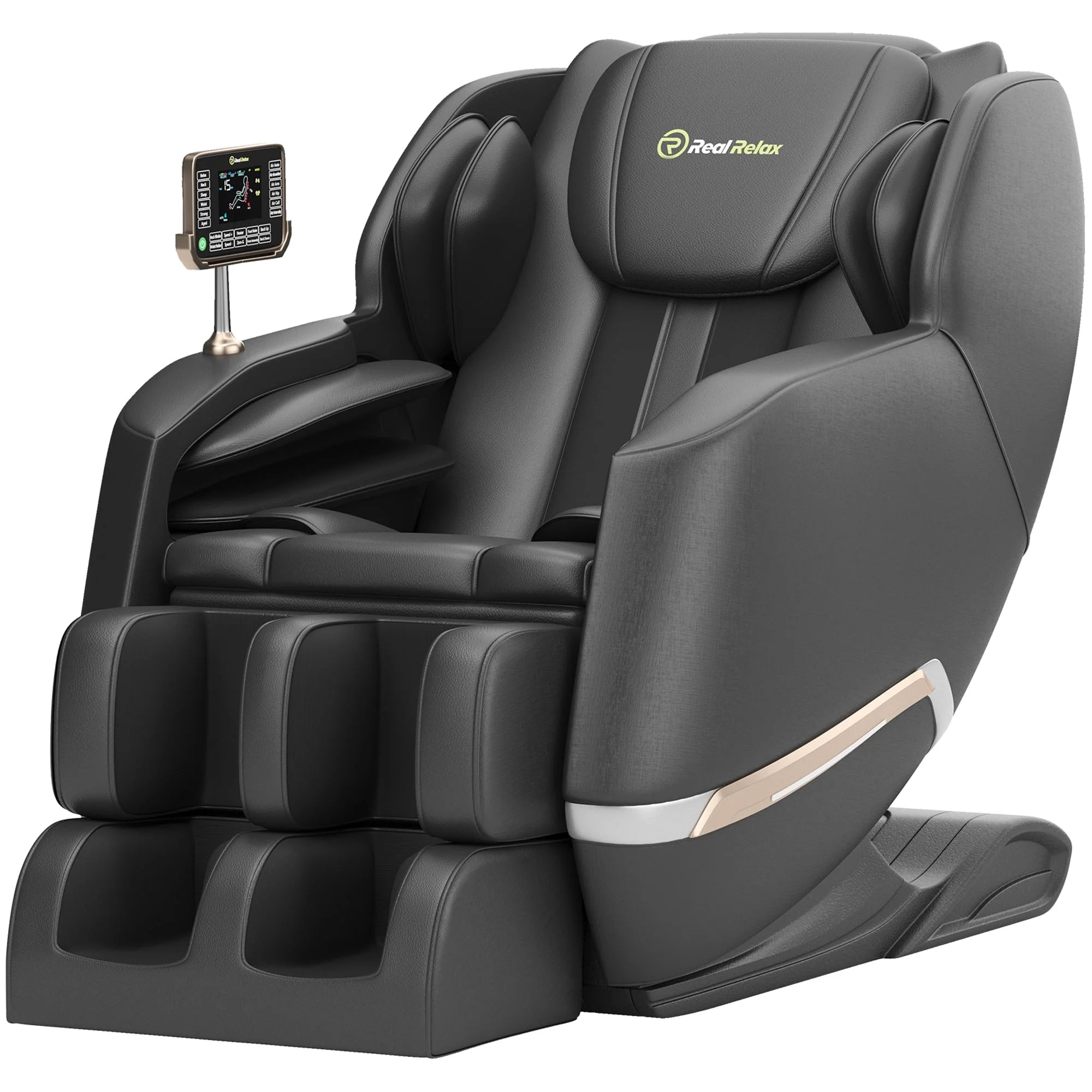 Full Body Zero Gravity Shiatsu Recliner Electric Massage Chair, Black