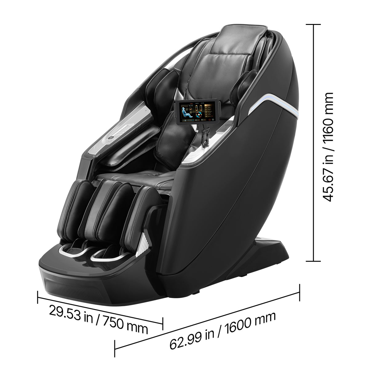 Full Body Massage Chair Zero Gravity 3D Shiatsu Recliner with Sl-Track