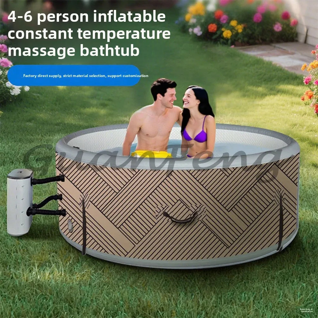 Heated Jacuzzi Inflatable Spa Outdoor Home Spa Pool Children'S Swimming Pool Health Pool Sauna Pool Pool
