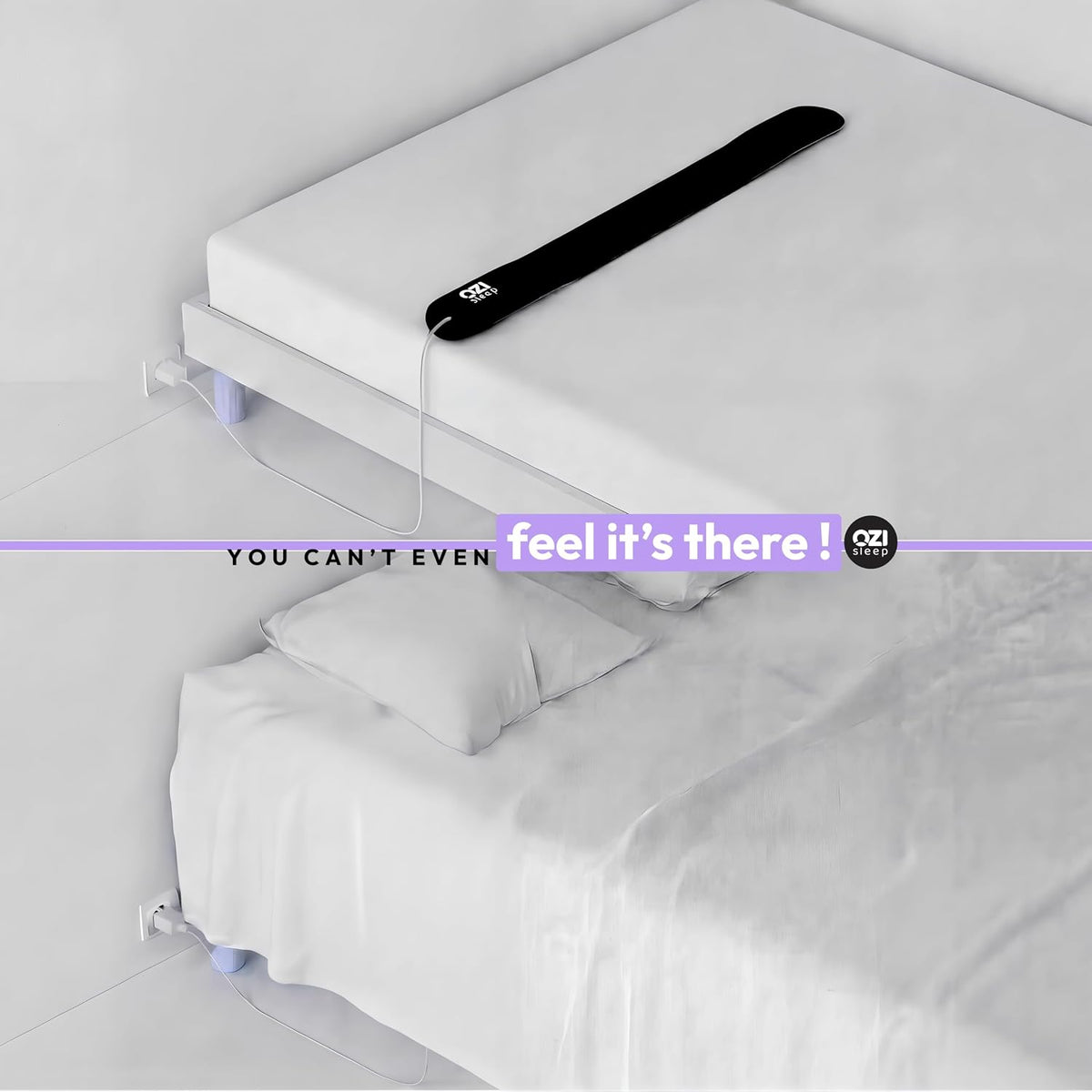 OZI Smart Sleep Tracker, Non-Wearable Contactless Under-Sheet Sleep Monitor
