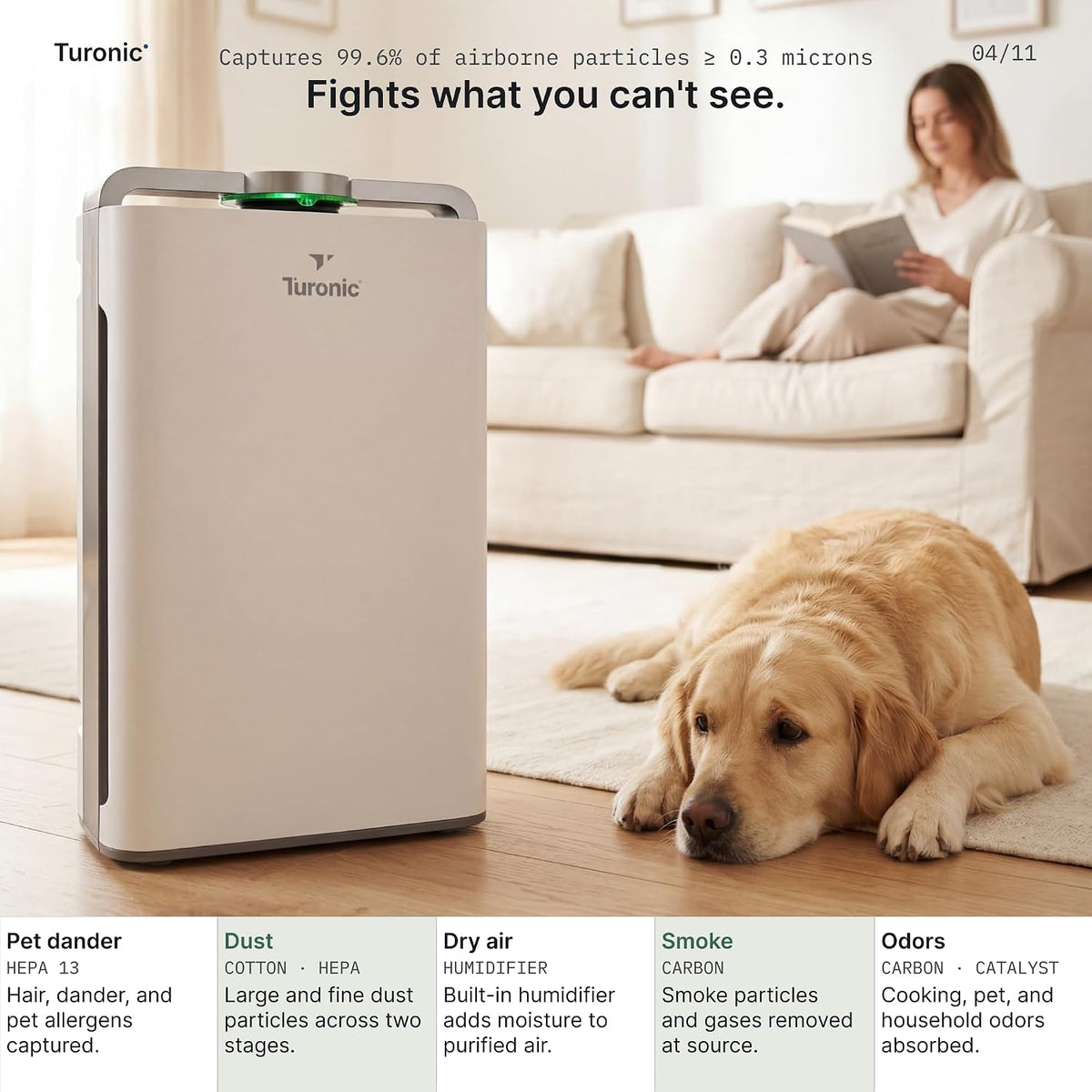 PH950 Air Purifier and Humidifier Combo for Large Rooms – HEPA