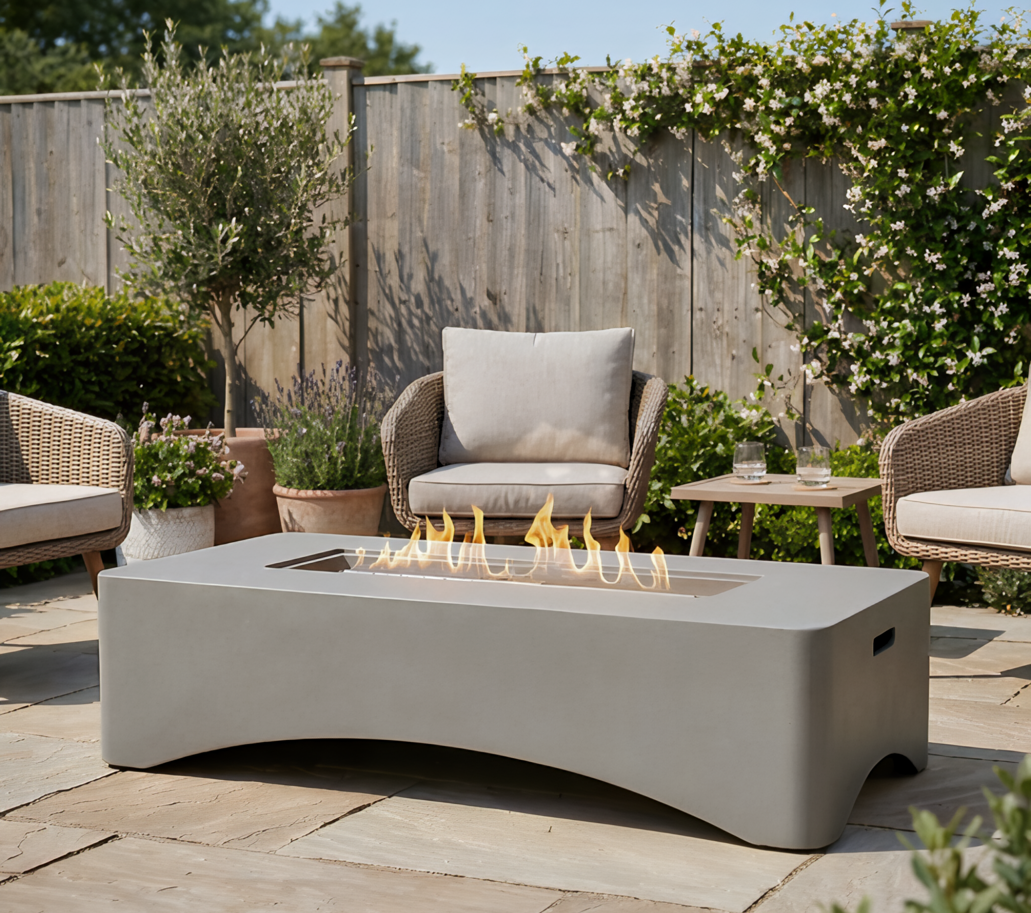 56" Propane Fire Pit Table
