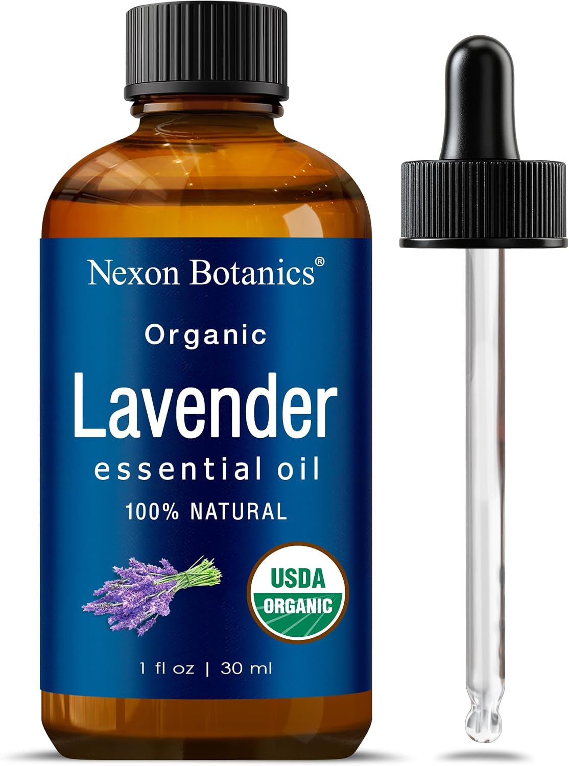 Organic Lavender Essential Oil 30 Ml - 100% Natural & Hexane Free Formula