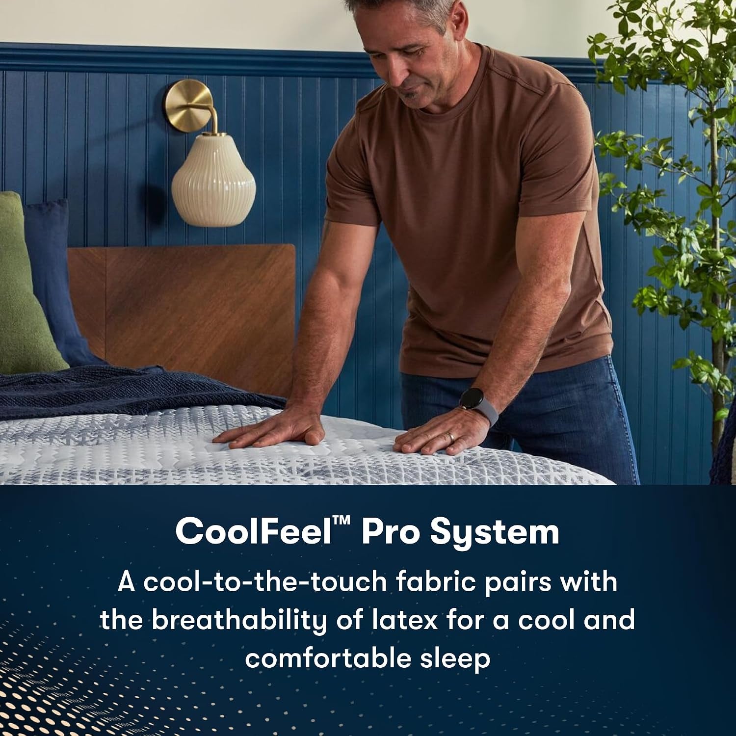 Icomfortpro - Chelsea 12" Medium Cal King Latex Foam Mattress