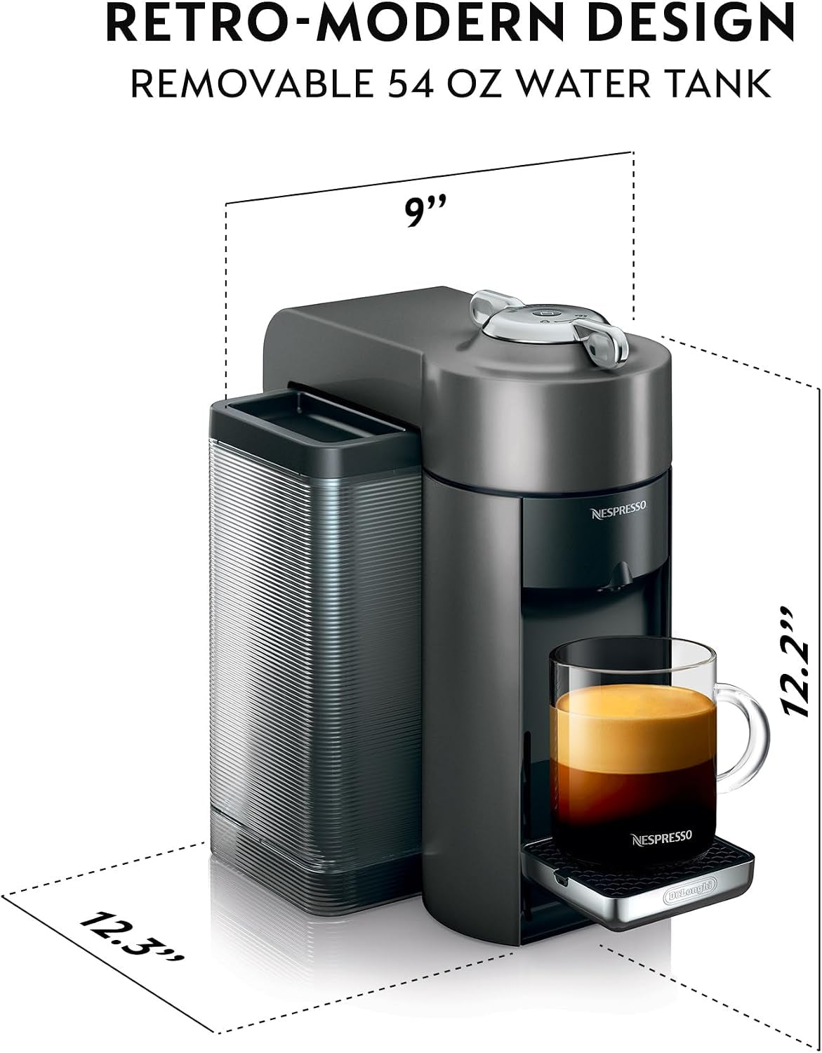 Nespresso Vertuo Coffee & Espresso Maker by De'Longhi