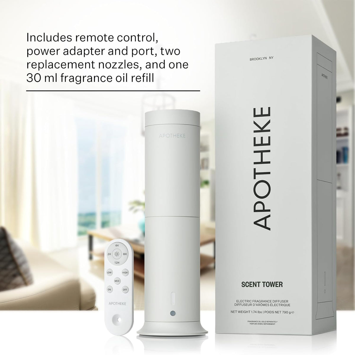 Scent Tower Aromatherapy Diffuser, Essential Oil