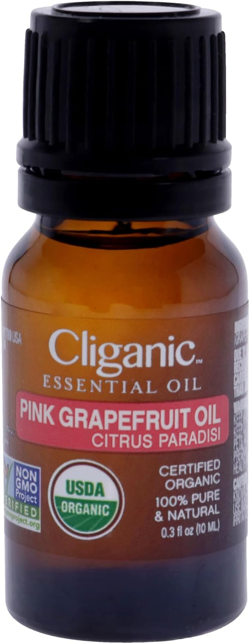 Organic Pink Grapefruit Essential Oil for Diffuser, Pure, 0.33Oz