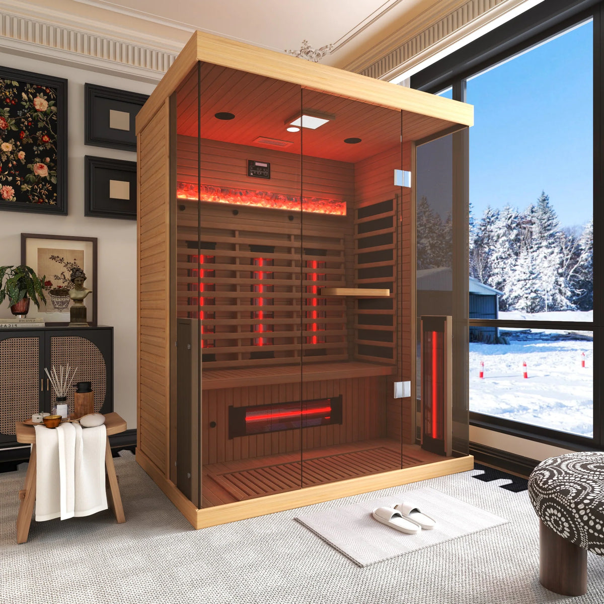 Infrared & Steam Sauna (Varied Sizes & Shapes)