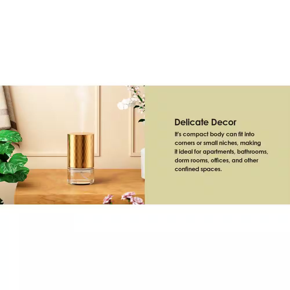 Waterless in Essential Oil 100 Ml Capacity Scent Air Machine, Aromatherapy Nebulizer Premium Metal Battery Operated