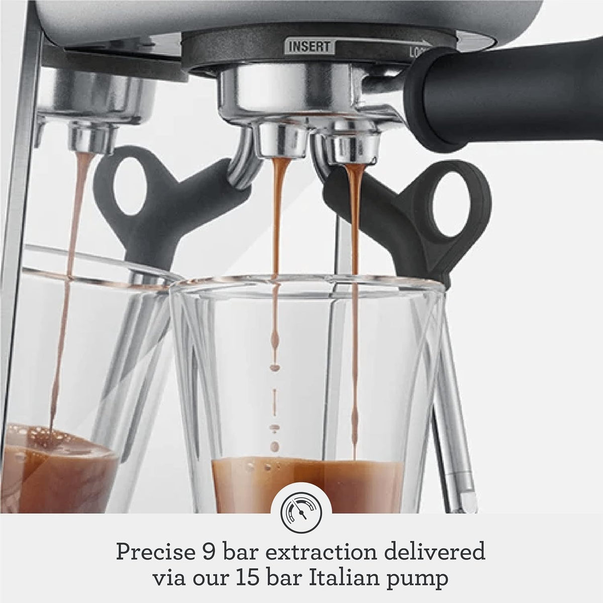Breville BES500DBL Bambino plus Espresso Machine, Damson Blue
