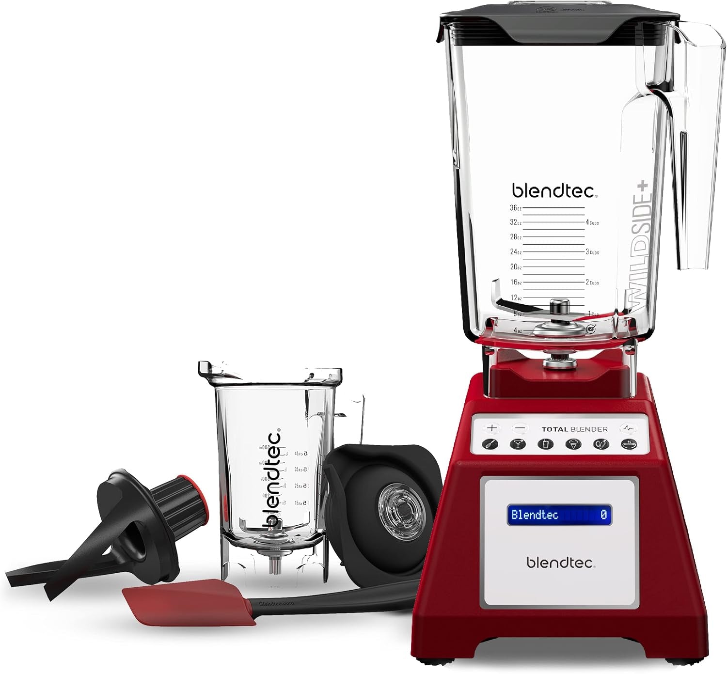 Total Blender Classic (Red), 90Oz* Wildside+ & Twister Jars