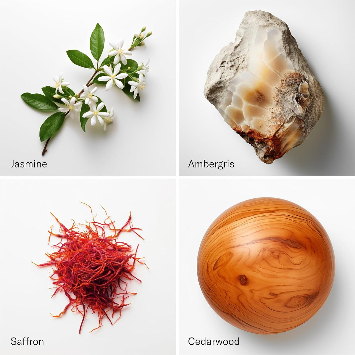 Santal & Love Affair Set | Aroma Diffuser Essential Oils Blend of Santal Cardamom, Papyrus, Musk | Love Affair Jasmin, Saffron, Cedar, Ambergris - 10 Milliliter