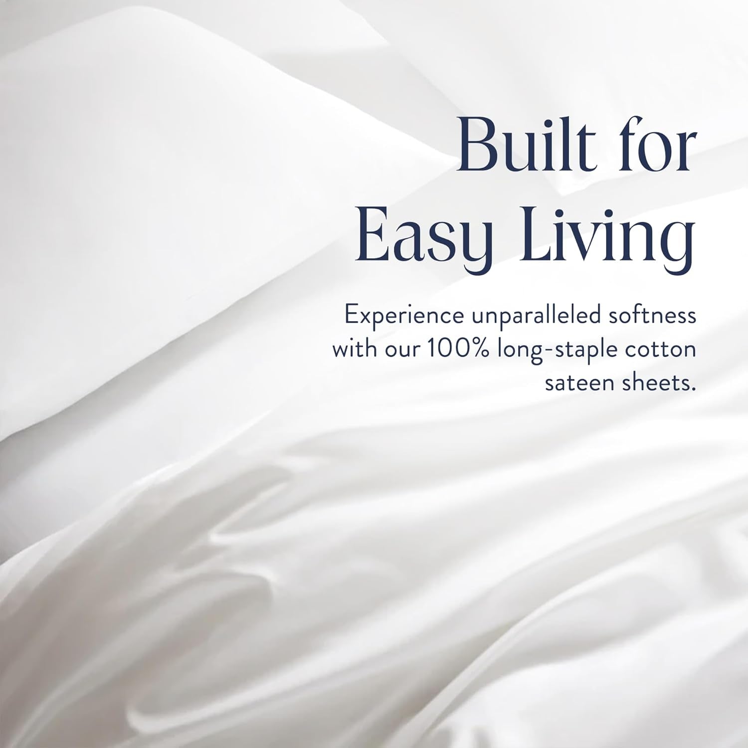 Brooklinen Sateen 4-Pc Sheet Set Hotel-Quality Luxury - King, White