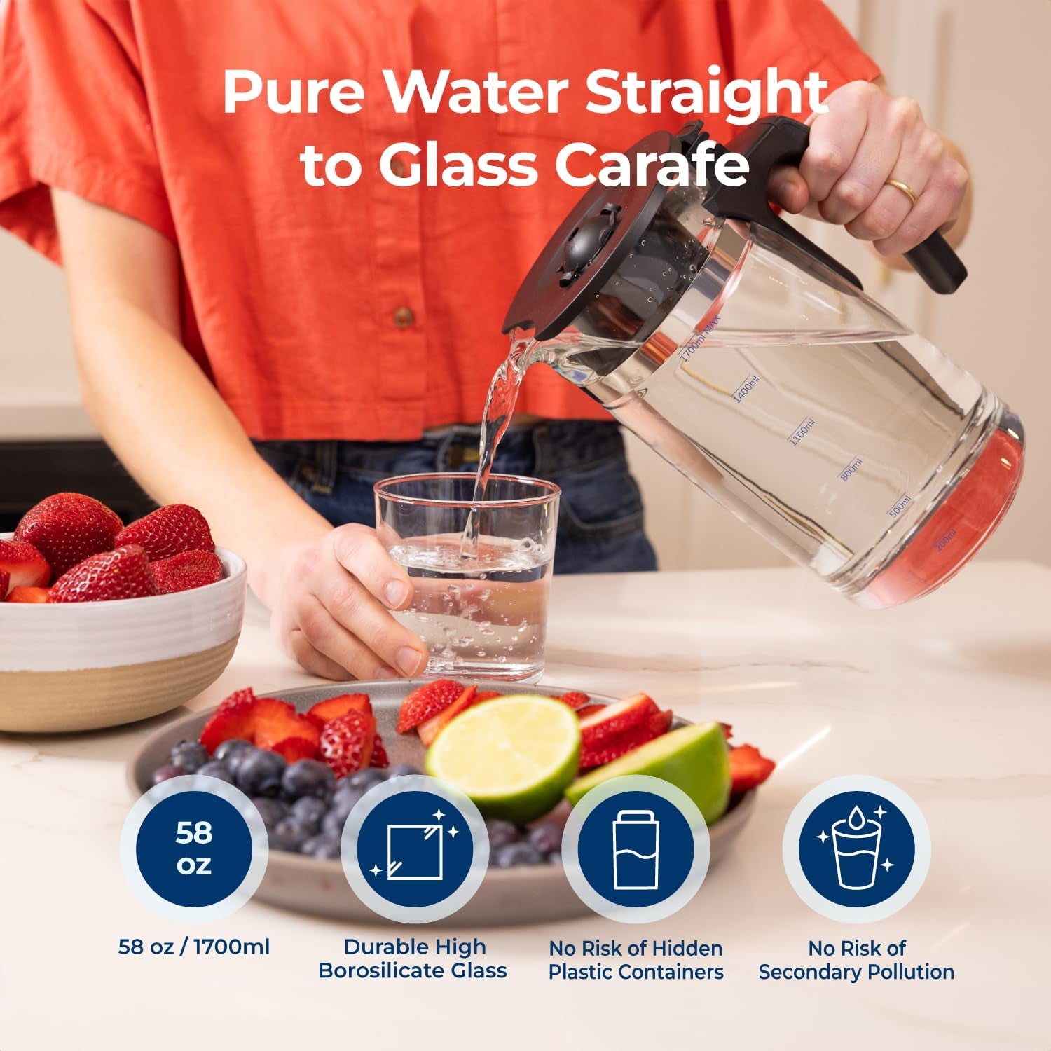 RO100ROPOT Countertop Reverse Osmosis Water Filter System