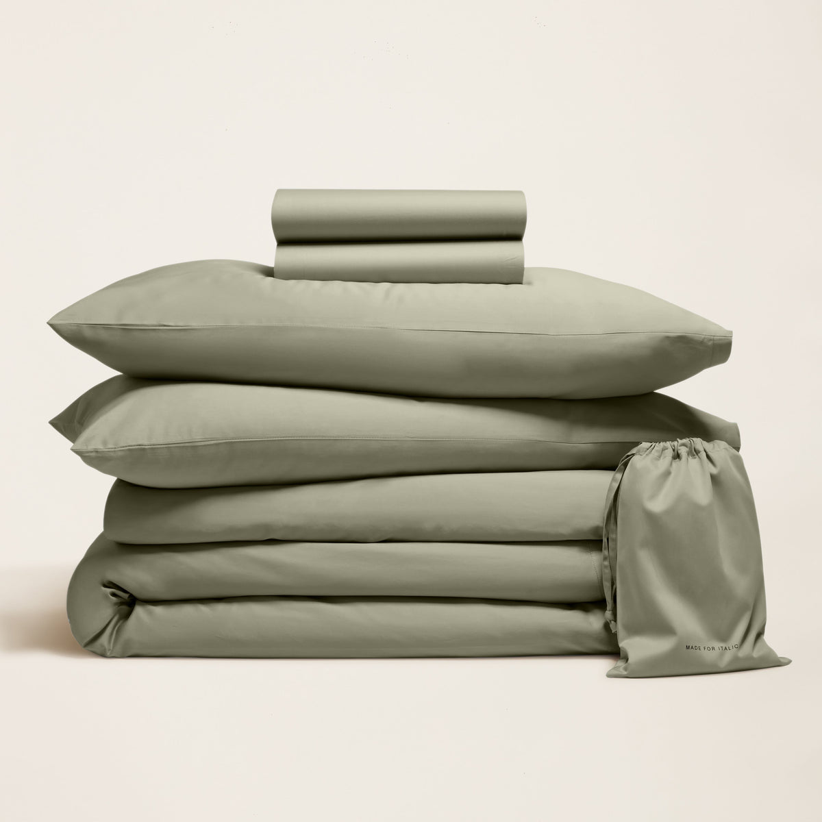 Luxe Australian Sateen Bedding Bundle - Italic Hotel-Grade Cotton