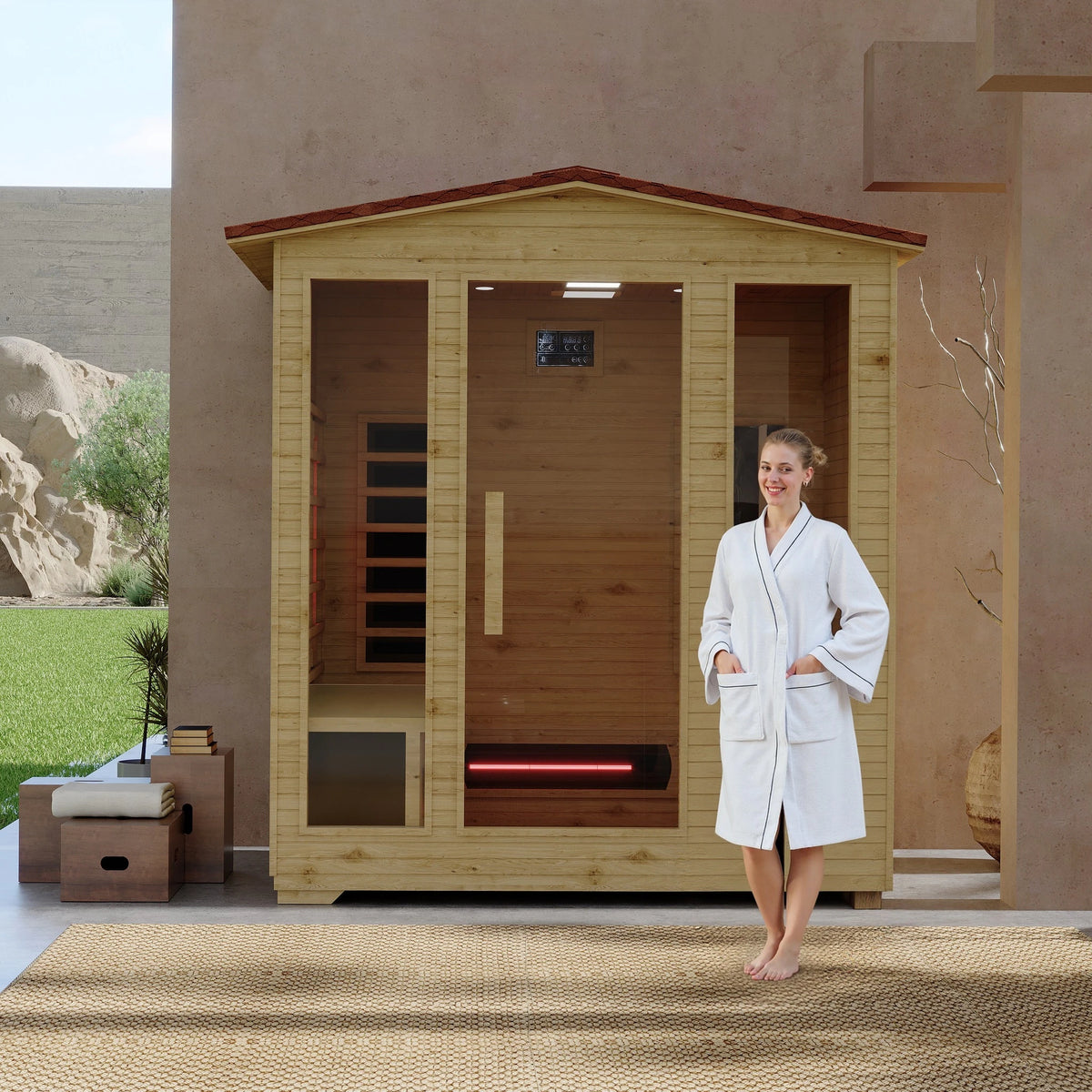 Infrared & Steam Sauna (Varied Sizes & Shapes)