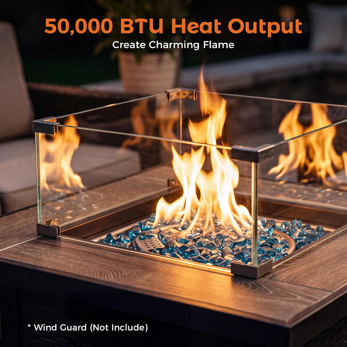 50000 BTU Propane Fire Pit for Outdoor