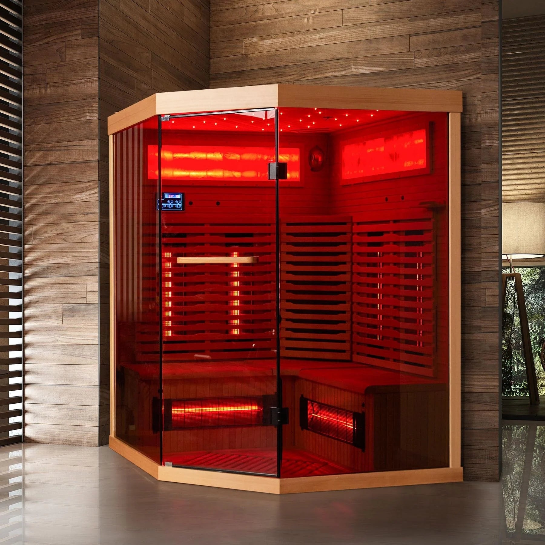 Infrared & Steam Sauna (Varied Sizes & Shapes)