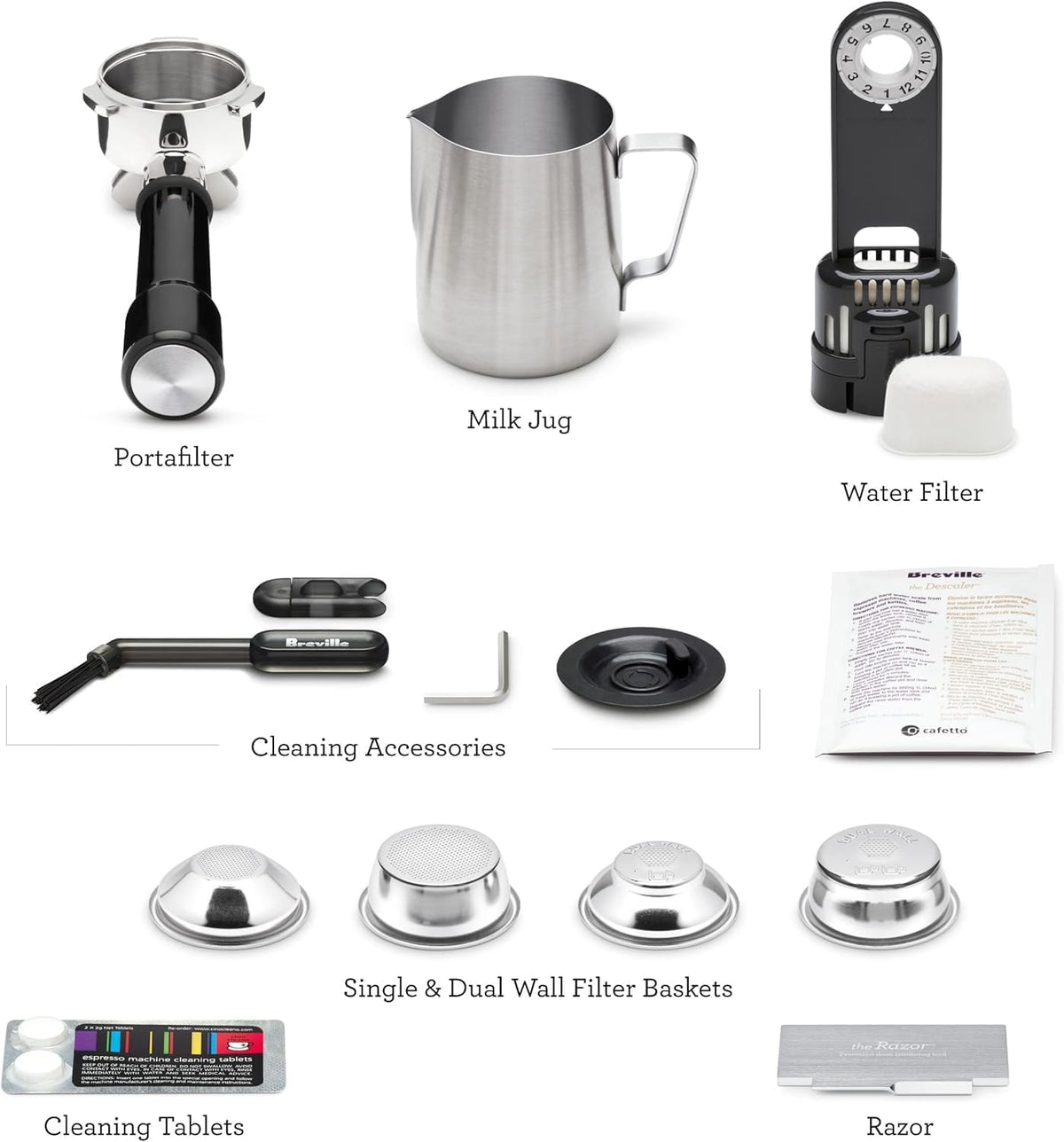 Breville BES876BSS Barista Express Impress, Brushed Stainless Steel