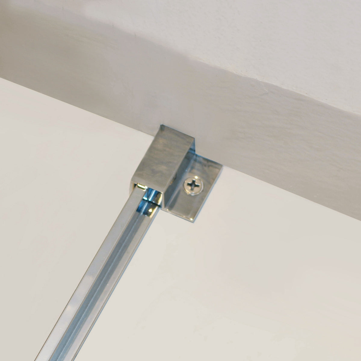 56-60 "wide x 75" high frameless double sliding shower door, 304 stainless steel chrome plated, 8mm thick SGCC tempered transpar