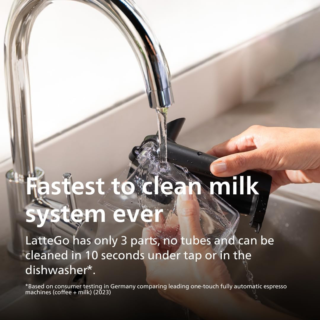PHILIPS 2300 Series Fully Automatic Espresso Machine, Lattego Milk System
