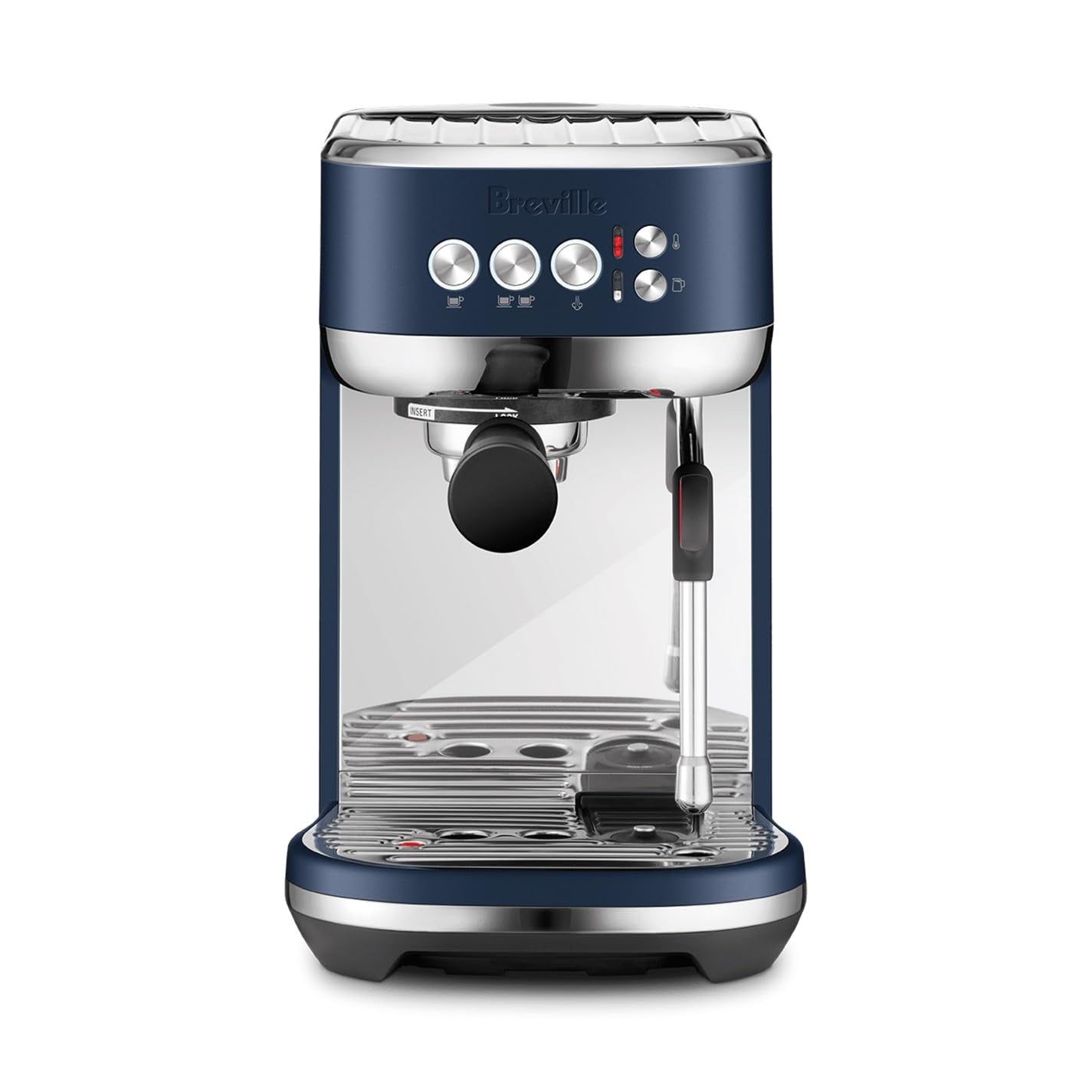 Breville BES500DBL Bambino plus Espresso Machine, Damson Blue