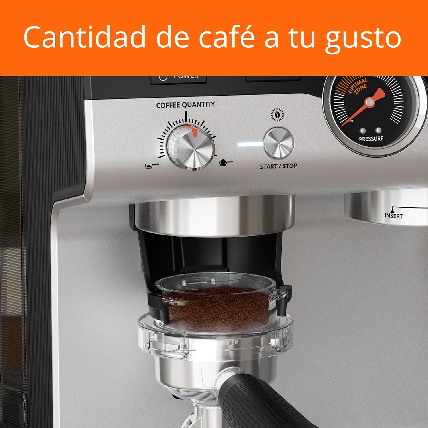 Barista Espresso Machine with Built-In Grinder, 30 Settings