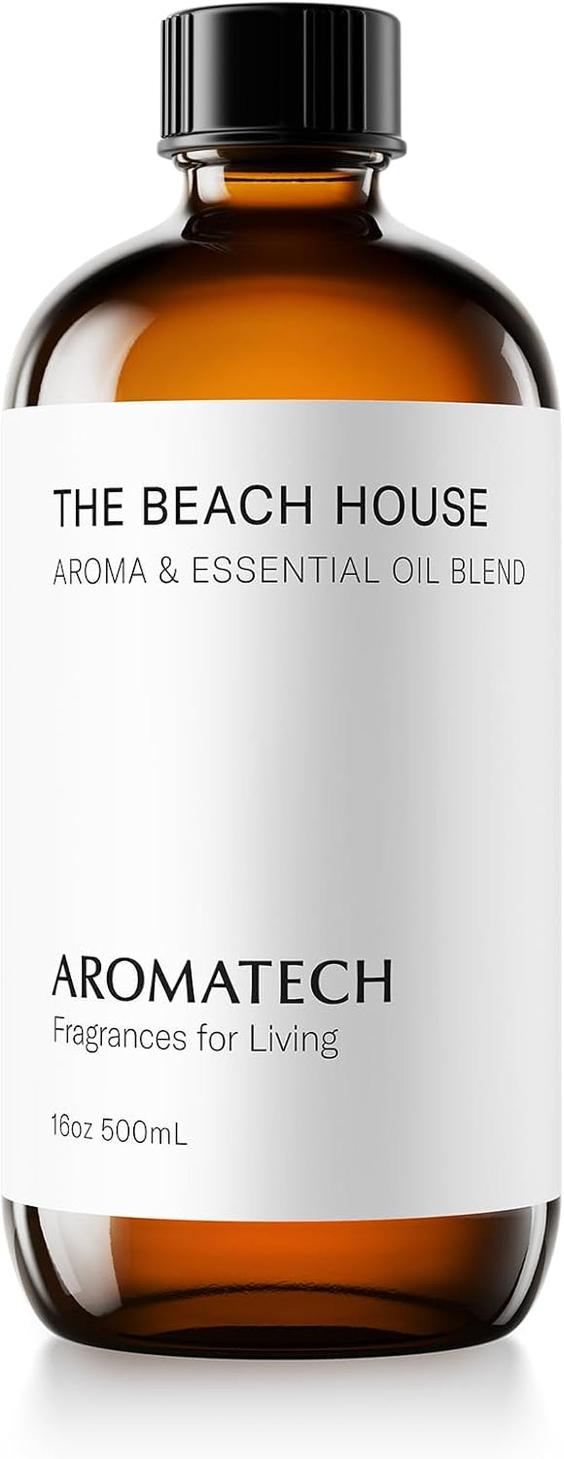 the Beach House Aroma Essential Oil Blend: Luxury Hotel Inspired Aromatherapy with Bergamot, Coconut Milk & Sandalwood for Ultrasonic Diffusers & Nebulizers - 16 Fl Oz, 500 Ml