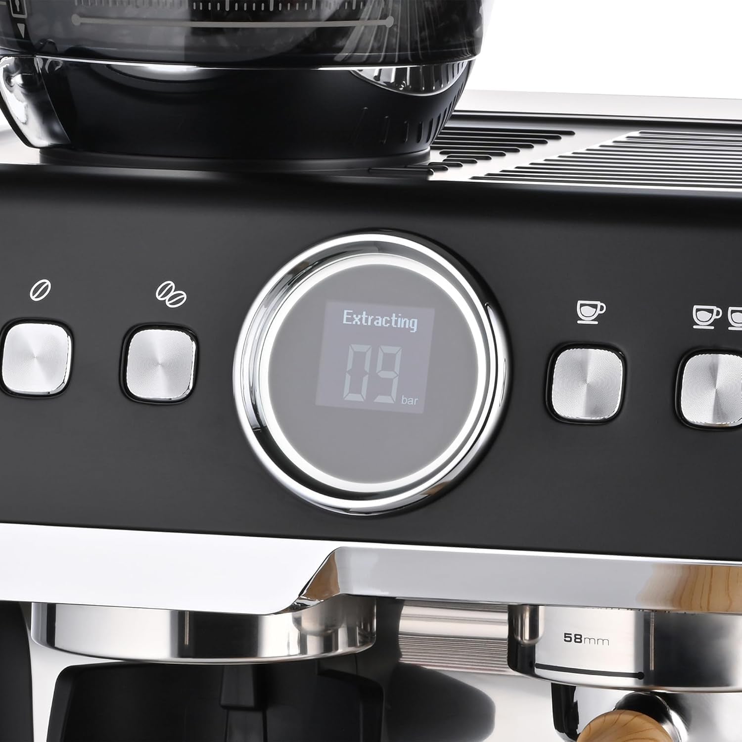 Fully Automatic 19 Bar Espresso Machine with Grinder