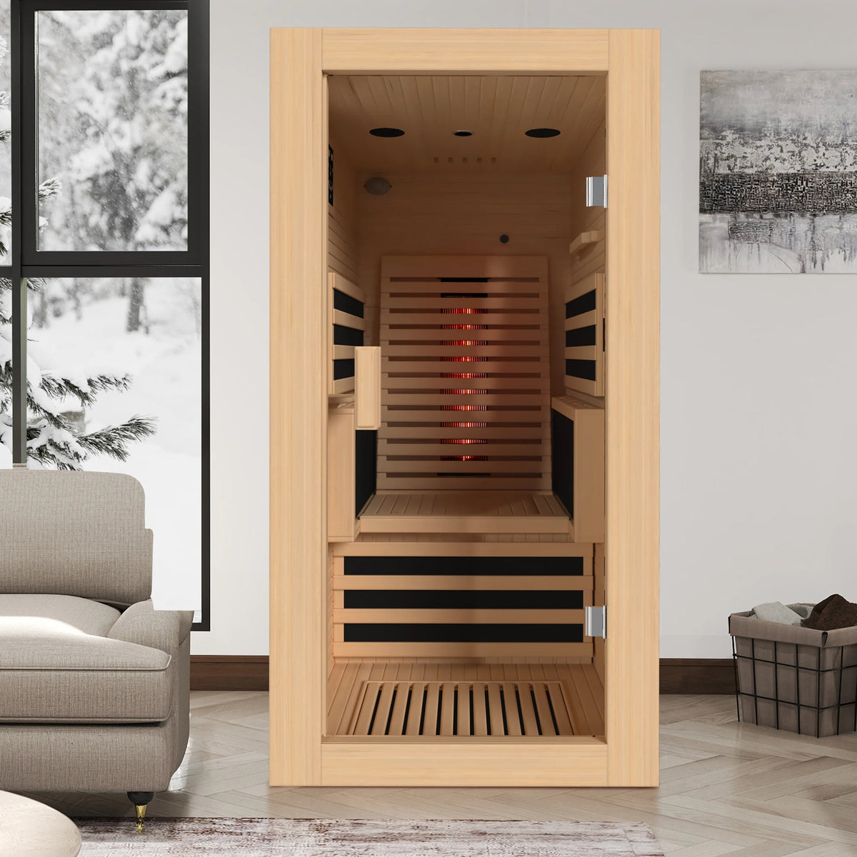 Infrared & Steam Sauna (Varied Sizes & Shapes)