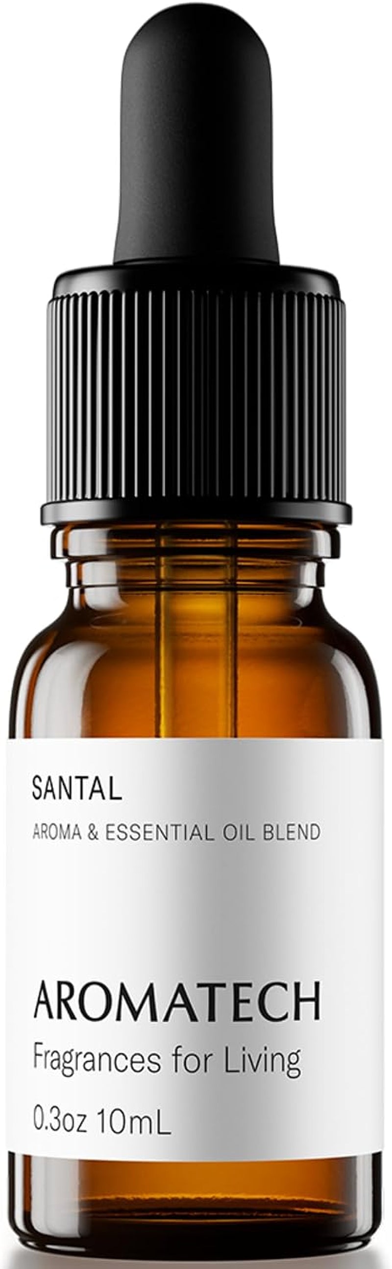 Santal Aroma Essential Oil Blend: Luxury Hotel Inspired Aromatherapy with Amber, Vanilla, Cedar & Sandalwood for Ultrasonic Diffusers (0.33 Fl Oz (Pack of 1))