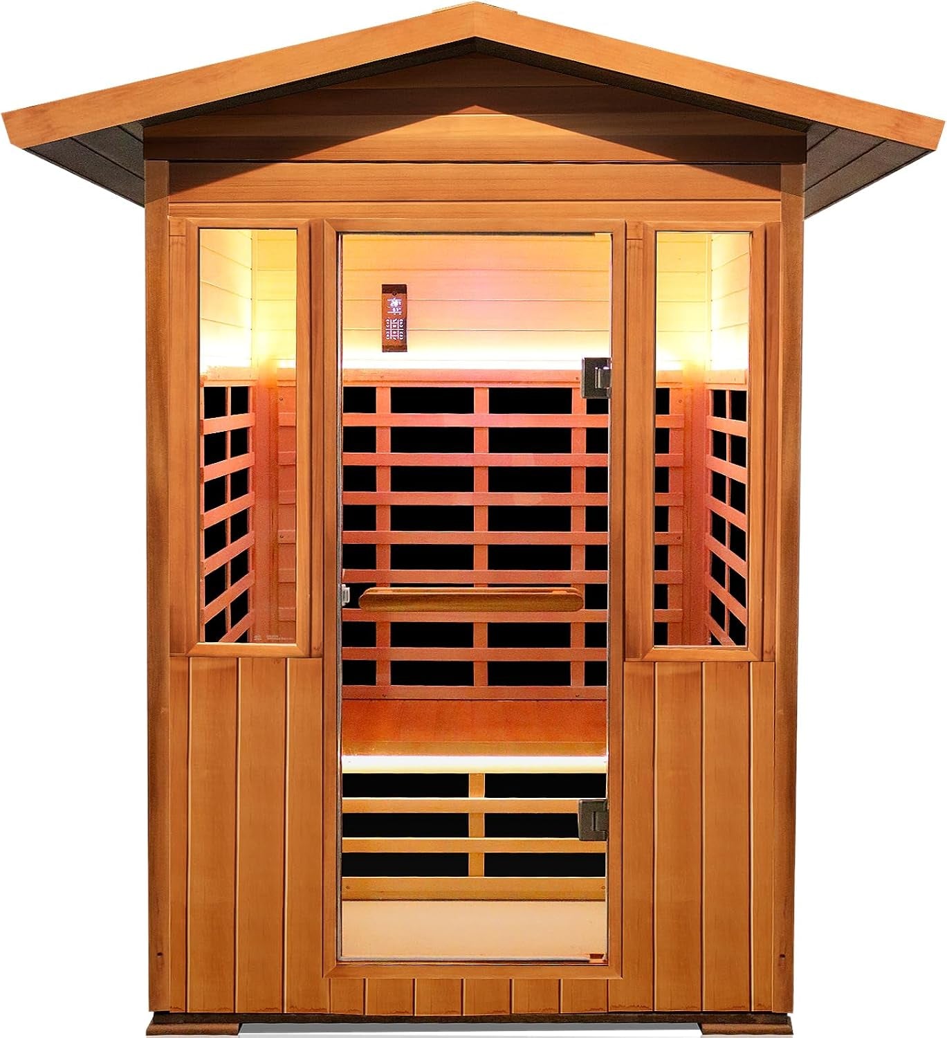 2 Person Outdoor Sauna Infrared Saunas Dry Sauna Room 1800W 120V