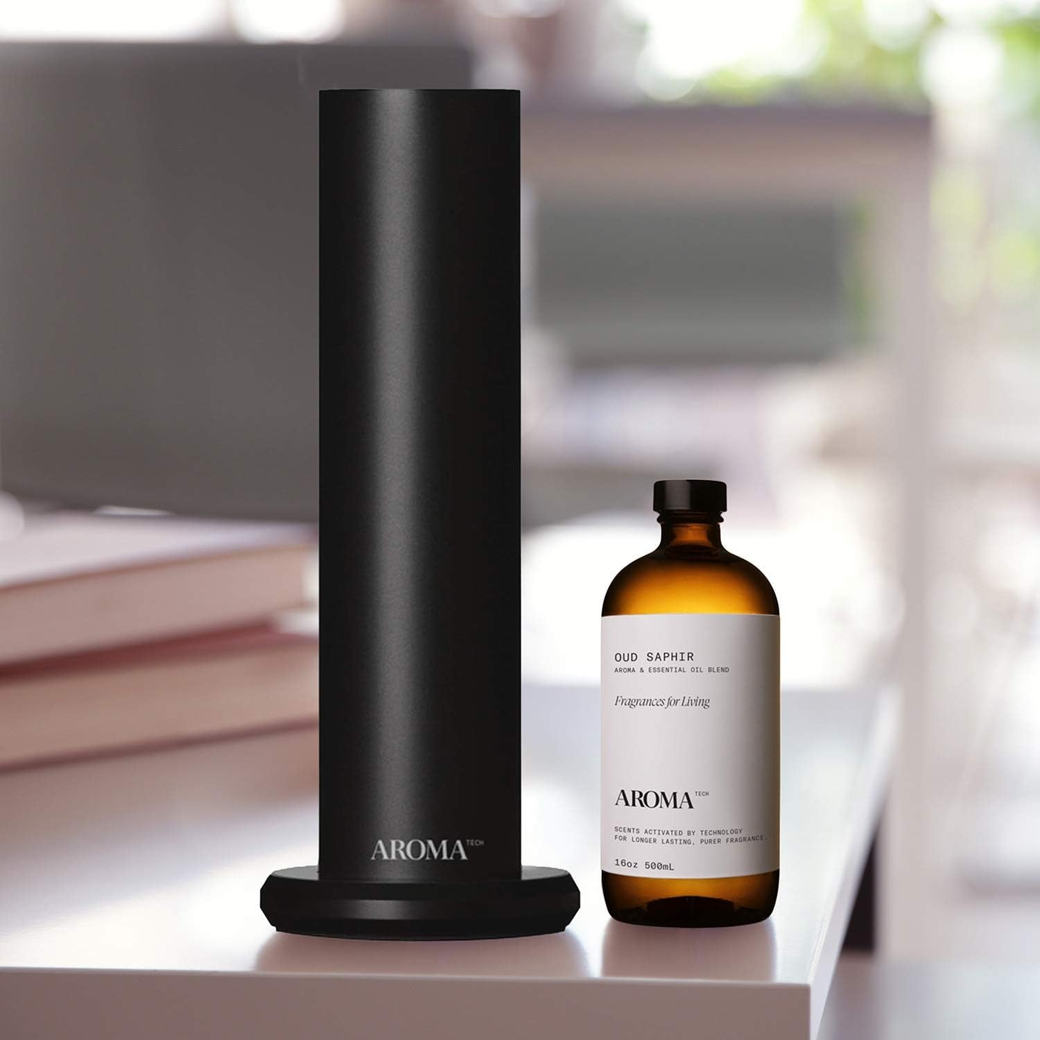 Oud Saphir Aroma Essential Oil Blend: Luxury Hotel Inspired Aromatherapy with for Ultrasonic Diffusers & Nebulizers (500 Ml)