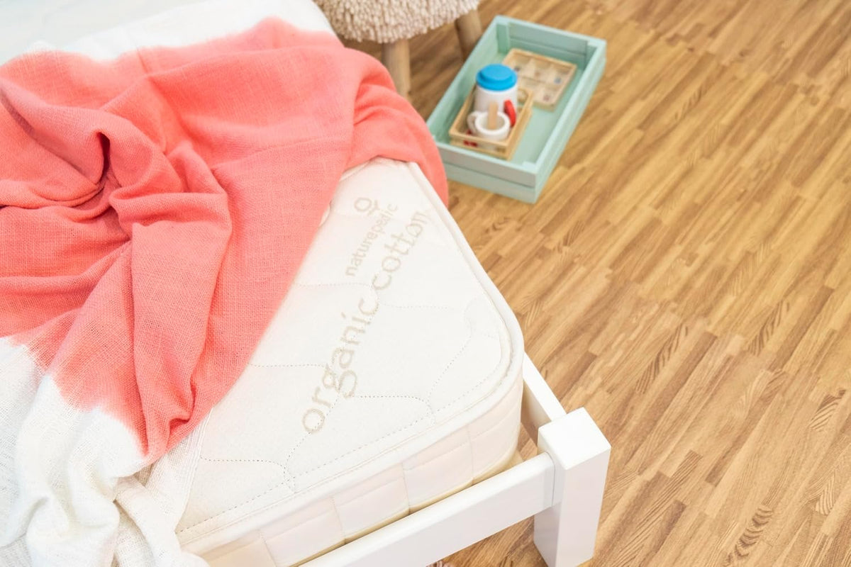 2-In-1 Organic Kids Mattress - Twin Mattress with Quilted Top and Waterproof Layer - Firm Mattress for Kids