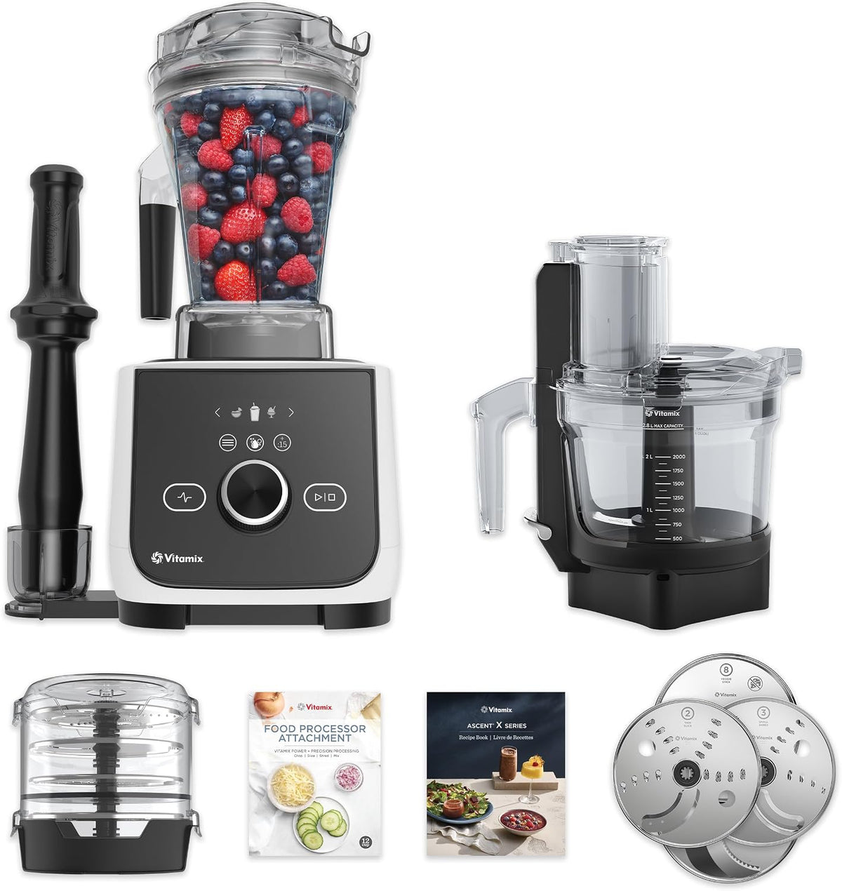 Vitamix Ascent X4 Gourmet Smartprep Kitchen System, White