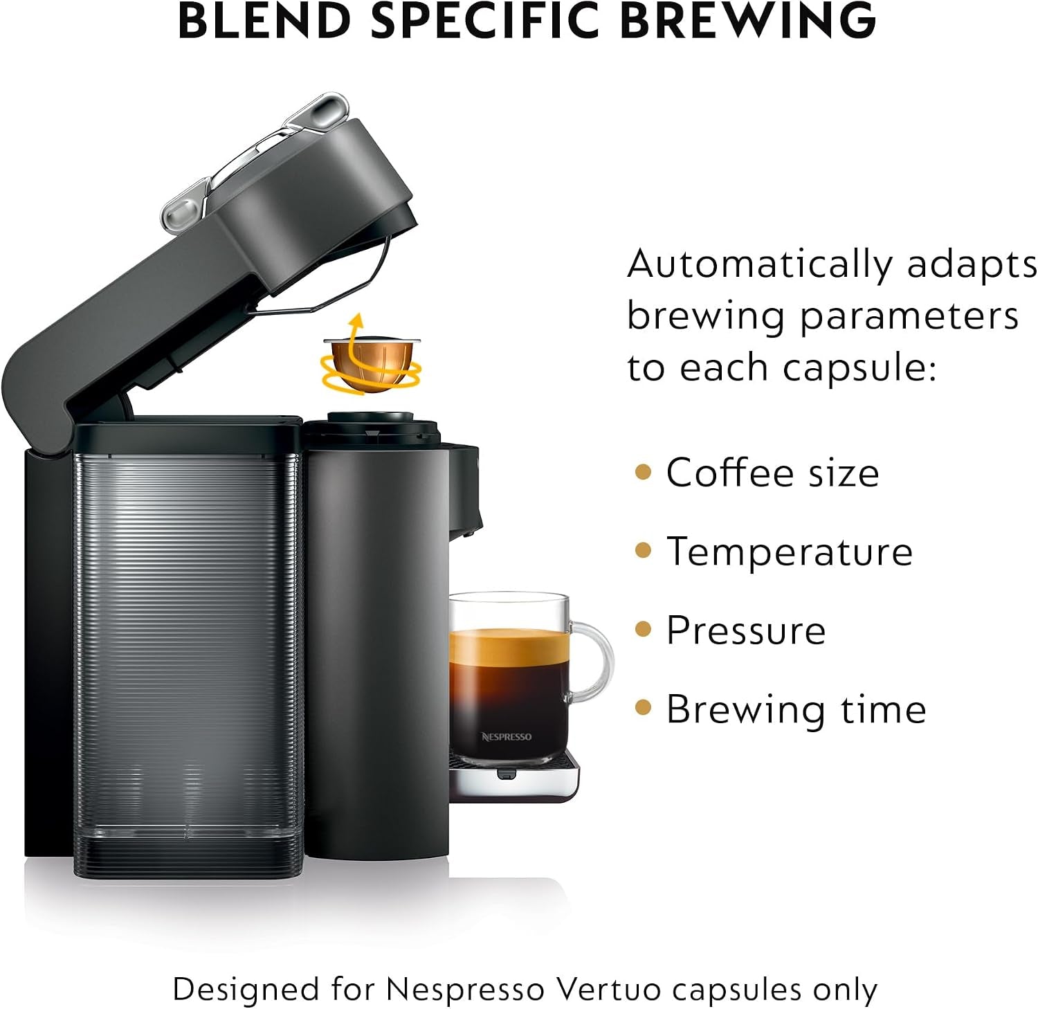 Nespresso Vertuo Coffee & Espresso Maker by De'Longhi