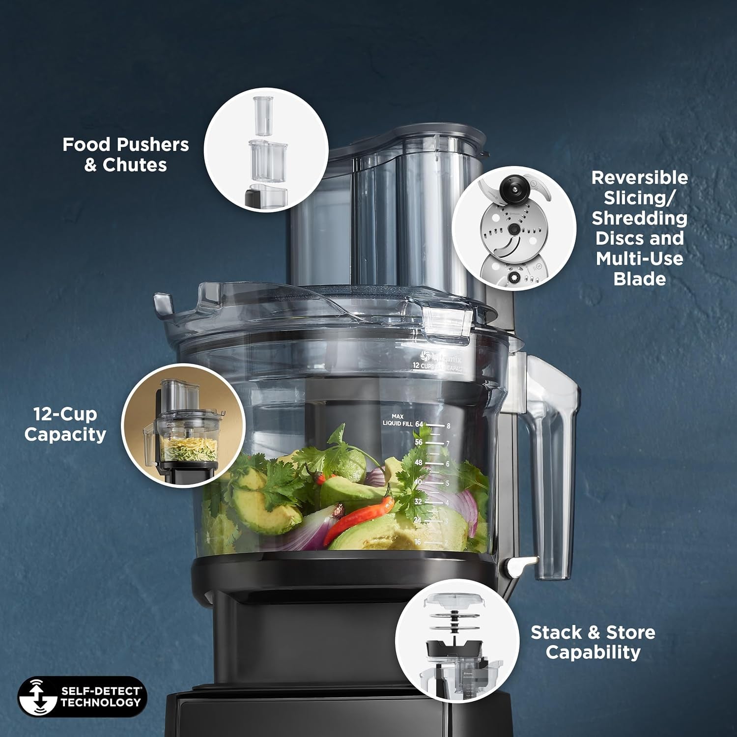 Vitamix Ascent X4 Gourmet Smartprep Kitchen System, White