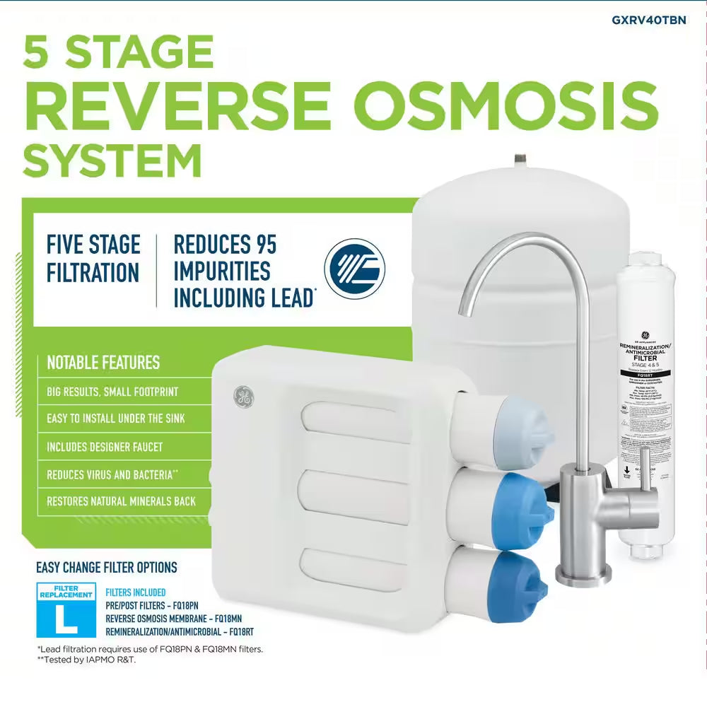 Under Sink 5 Sta Premium Reverse Osmosis Water Filtration System