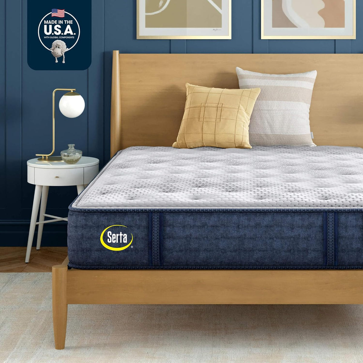 Icomfortpro - Chelsea 12" Medium Cal King Latex Foam Mattress
