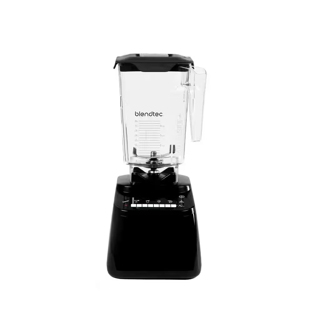 Designer 650 90 Oz. 8-Speed Black Blender with Plastic Jar