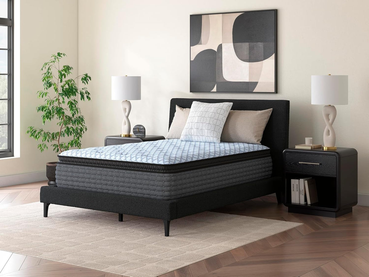 Signature Design by Ashley Hybrid Mattress, Plush King, Pillow Top