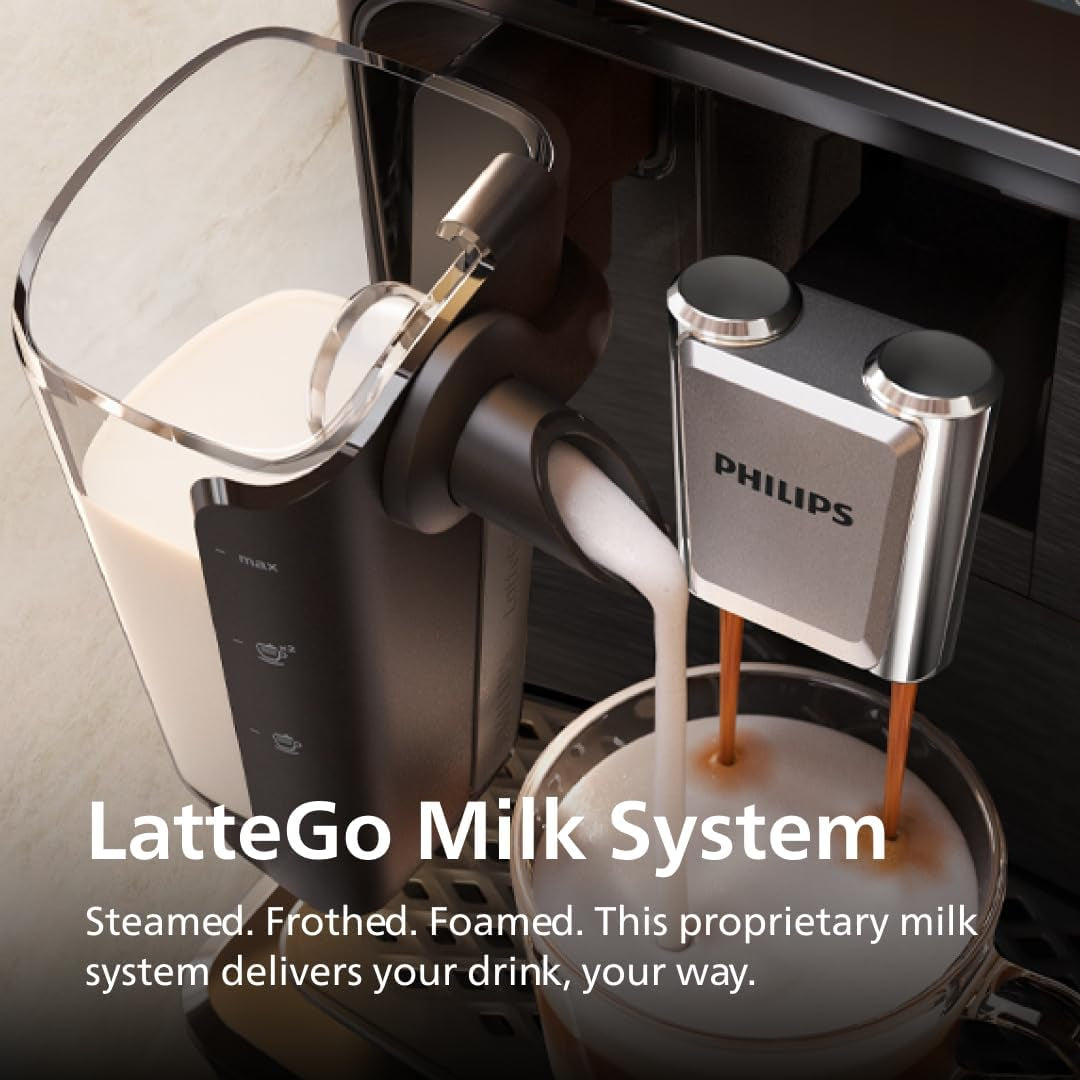PHILIPS 2300 Series Fully Automatic Espresso Machine, Lattego Milk System