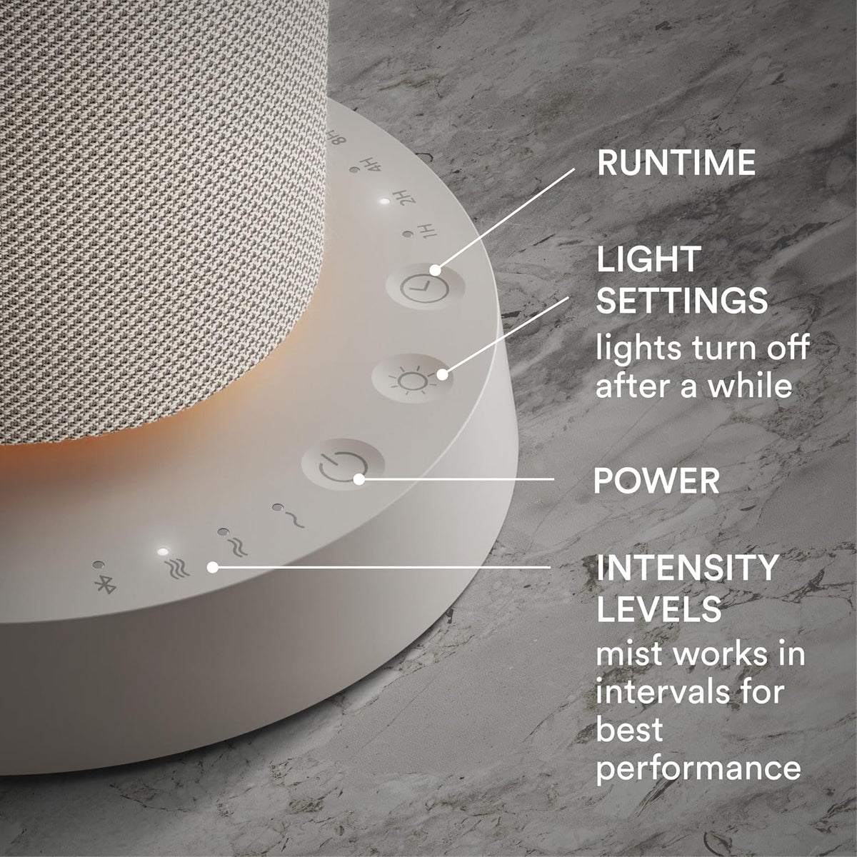 Serenescent Waterless Essential Oil Diffuser, Grey