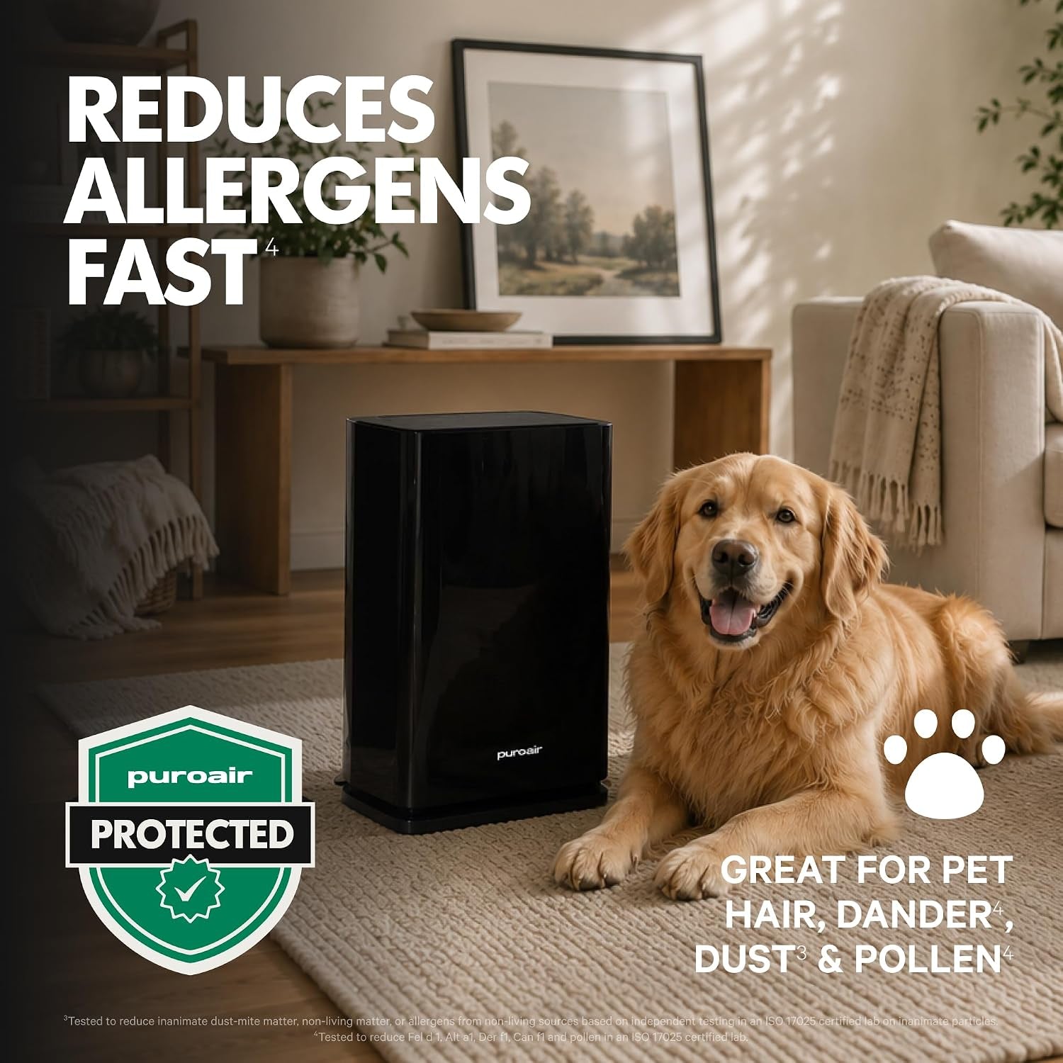 400 HEPA Air Purifiers for Home Large Room Pets - 2,000 Ft² (2PK)