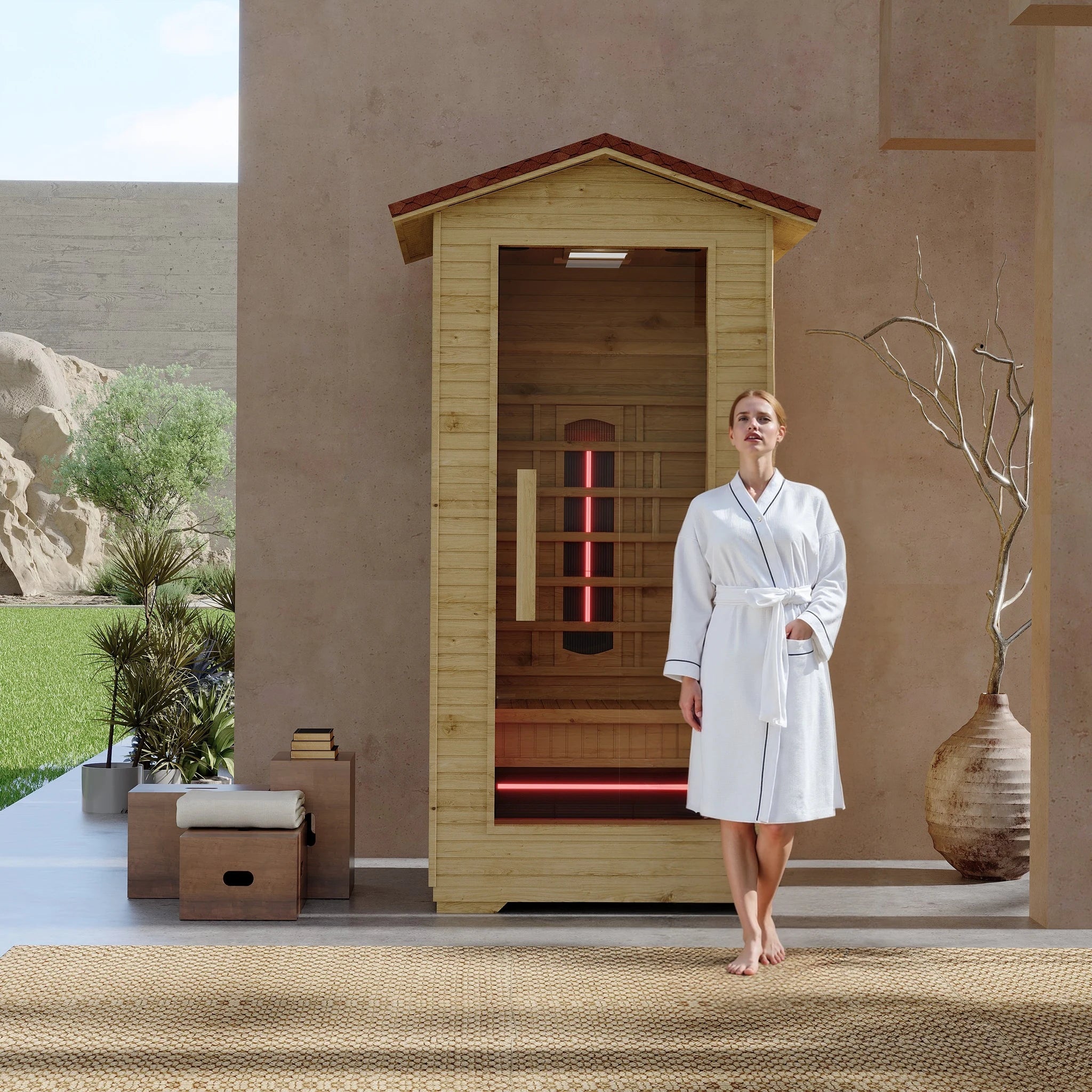 Infrared & Steam Sauna (Varied Sizes & Shapes)