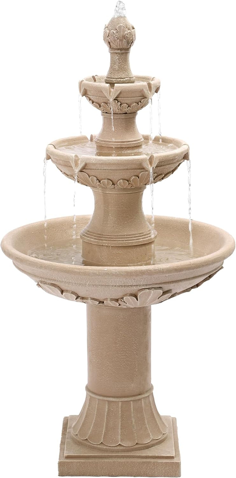 48.4" H Italian Outdoor Water Fountains, Fountains and Waterfalls
