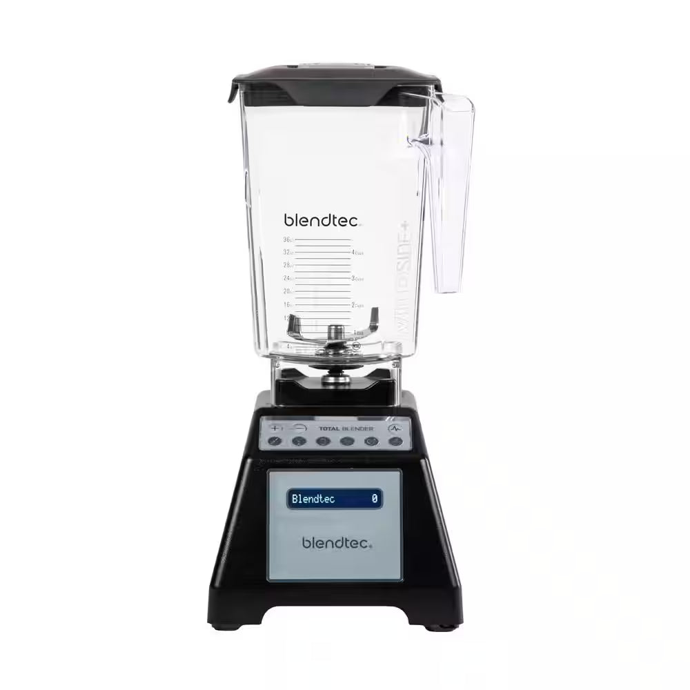 Total Blender Classic Series-90 Oz. 10 Speeds, 6 Preprogrammed Cycles-Black-Blender-With Wildside plus Jar